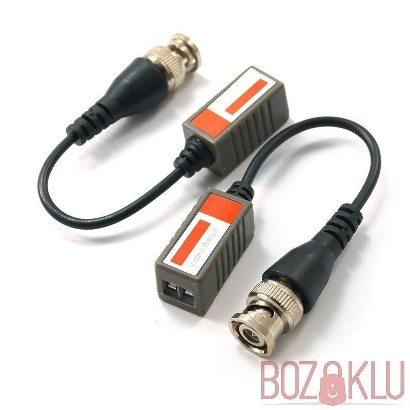 Video Balun 1 kanal Pasif Video Alıcı-Verici