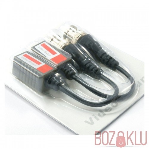 Video Balun 1 kanal Pasif Video Alıcı-Verici