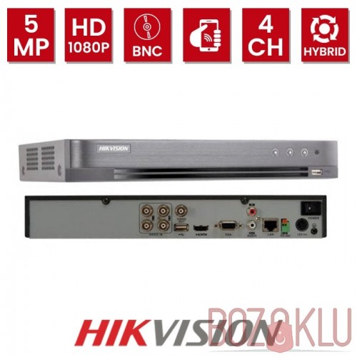 Hikvision DS-7204HUHI-K1, 4 Kanal 5Mp XVR