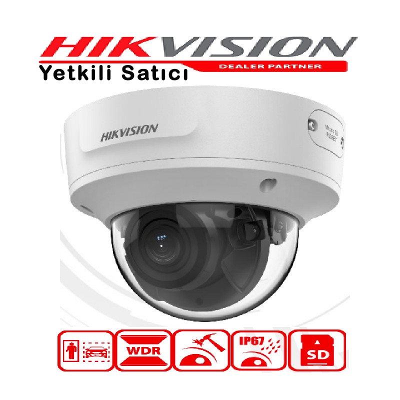Hikvision DS-2CD2723G2-IZS, 2MP Motorize Dome Kamera
