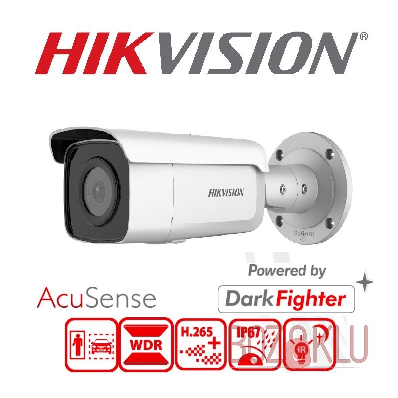 Hikvision DS-2CD2T26G2-4I, 2MP IP Bullet Kamera