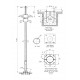6 Metre Galvaniz Direk, Kamera Direği
