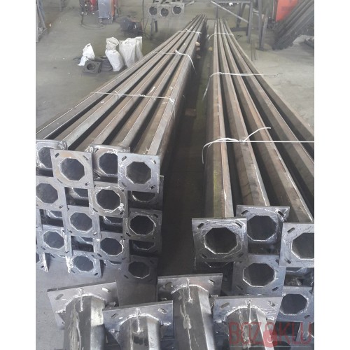 5 Metre Galvaniz Kamera Direği