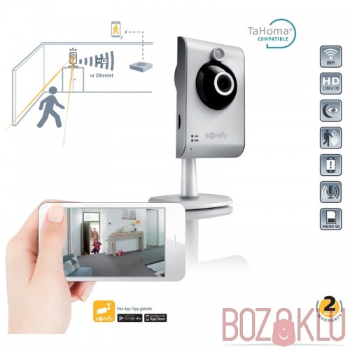Somfy Kablosuz Wifi PIR Sensörlü Güvenlik Kamerası Bebek Kamerası