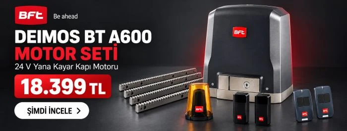 BFT Deimos BT A 600 kapı motoru kit paketi