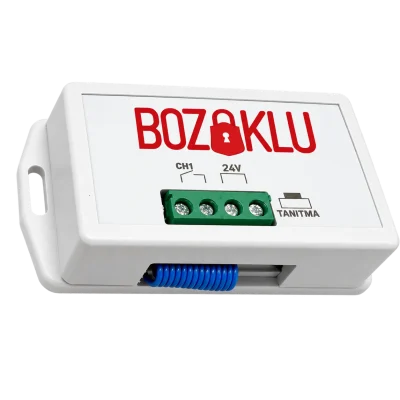 500 hafızalı, 433 MHz tek kanallı harici kumanda alıcısı