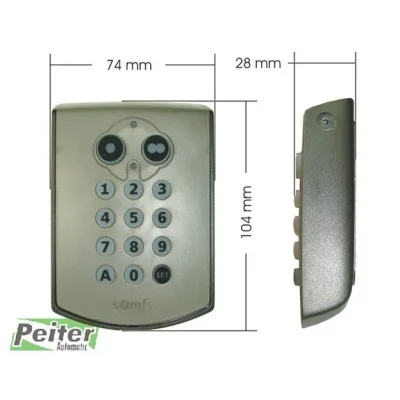 Somfy Kablosuz Tuş Takımı RTS Keypad