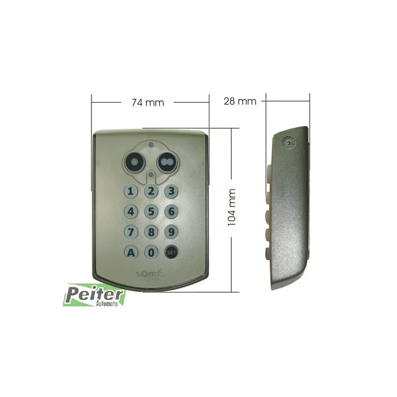 Somfy Kablosuz Tuş Takımı RTS Keypad
